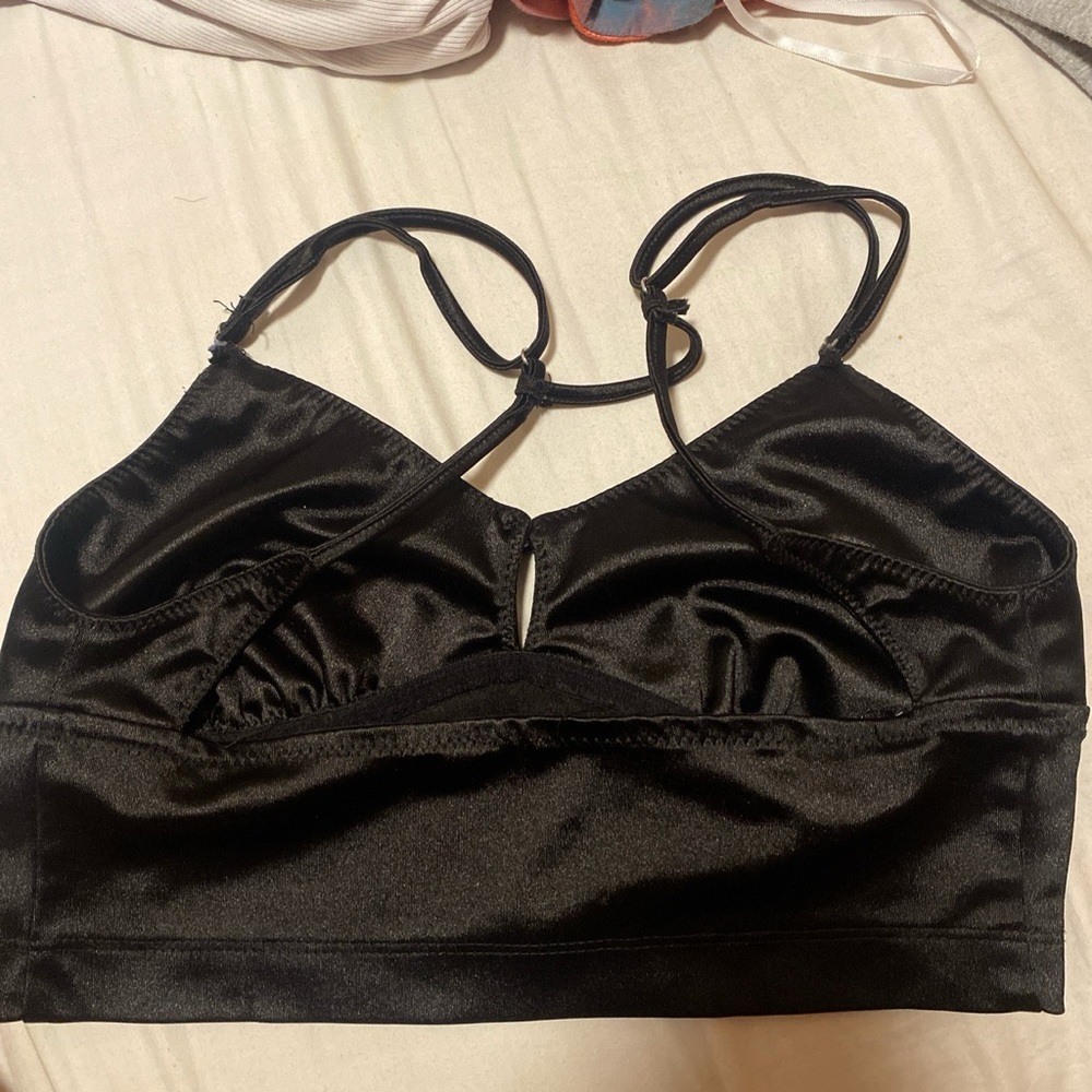Black crop top